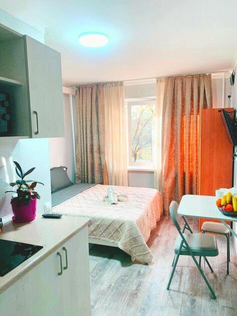 Интерьер 1-комнатная квартира, 4-й мкр., 4 (Абая — Правды), 25 м², фото 3